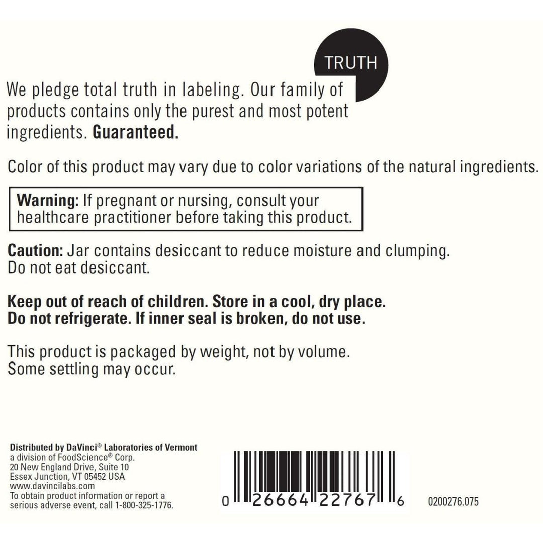 Davinci Labs - Effervescent Magnesium Citrate 75 Servings [Health and Beauty] - The Oasis of Health