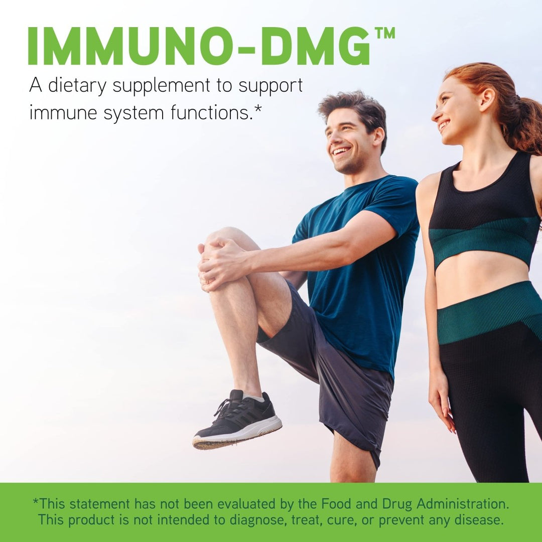 DaVinci Labs Immuno - DMG - Dietary Supplement to Balance and Support Immune System Functions* - With DMG, Maitake Powder, Larch Tree and Beta Glucan - Gluten - Free - 90 Vegetarian Tablets - The Oasis of Health