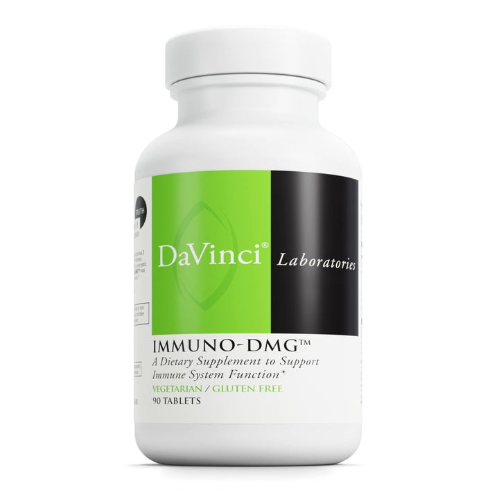 DaVinci Labs Immuno - DMG - Dietary Supplement to Balance and Support Immune System Functions* - With DMG, Maitake Powder, Larch Tree and Beta Glucan - Gluten - Free - 90 Vegetarian Tablets - The Oasis of Health