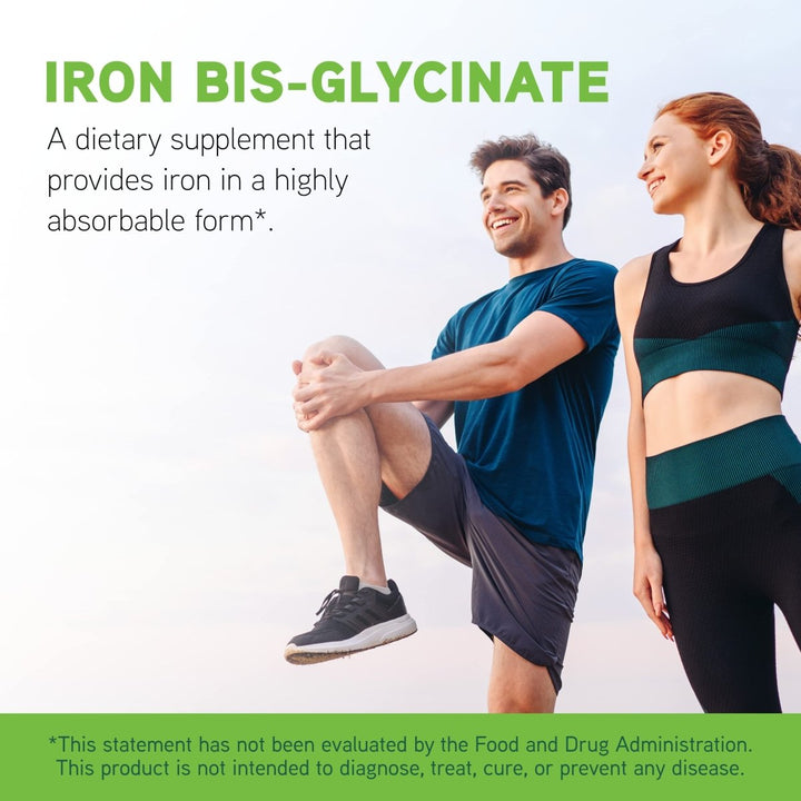 DaVinci Labs Iron Bis - Glycinate - Iron Supplement for Women or Men - Supports Hemoglobin Production, Energy and Menstrual Function* - With Vitamin C, and More - Gluten - Free - 60 Vegetarian Capsules - The Oasis of Health