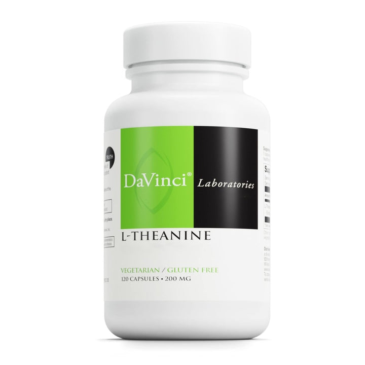 DAVINCI Labs L - Theanine - Dietary Supplement to Help with Concentration, Focus, Relaxation and Irritability* - with 200 mg L - Theanine per Serving - 120 Vegetarian Capsules - The Oasis of Health