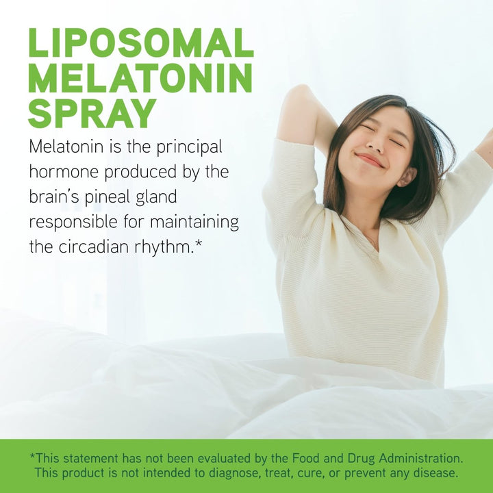 DaVinci Labs Liposomal Melatonin Spray - Dietary Supplement for Restful Sleep, Menopause and Immune Support* - with 3mg Melatonin per Serving - Gluten - Free - Vegetarian - 30 ml - The Oasis of Health