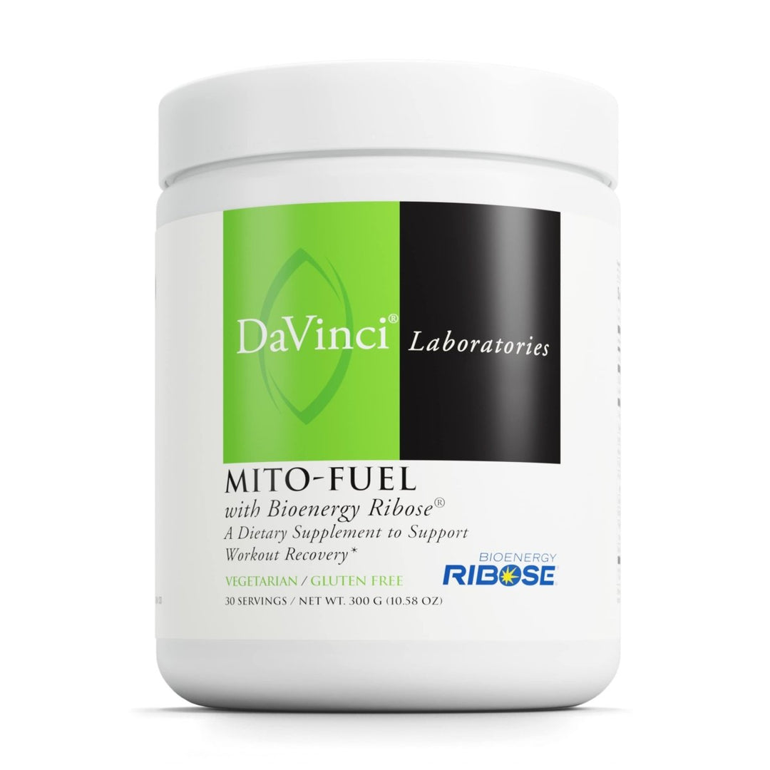 Davinci Labs Mito - Fuel - Drink Mix Supplement to Support Workout and Muscle Recovery, Heart Health and Blood Circulation* - with Calcium, Acetyl L - Carnitine, Malic Acid and More - 300 g, 30 Servings - The Oasis of Health