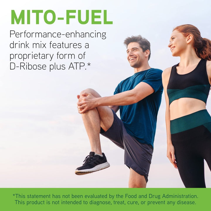 Davinci Labs Mito - Fuel - Drink Mix Supplement to Support Workout and Muscle Recovery, Heart Health and Blood Circulation* - with Calcium, Acetyl L - Carnitine, Malic Acid and More - 300 g, 30 Servings - The Oasis of Health