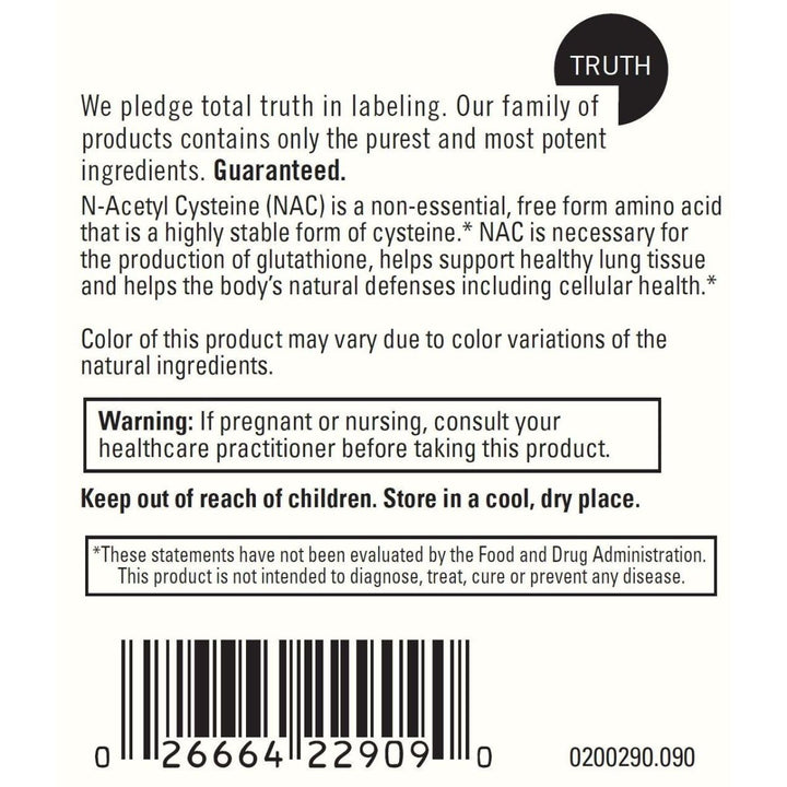 DaVinci Labs N - Acetyl Cysteine 500 mg - 90 capsules - The Oasis of Health