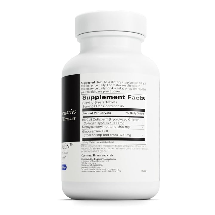 DAVINCI Labs Nature's Collagen - 90 Tablets - The Oasis of Health