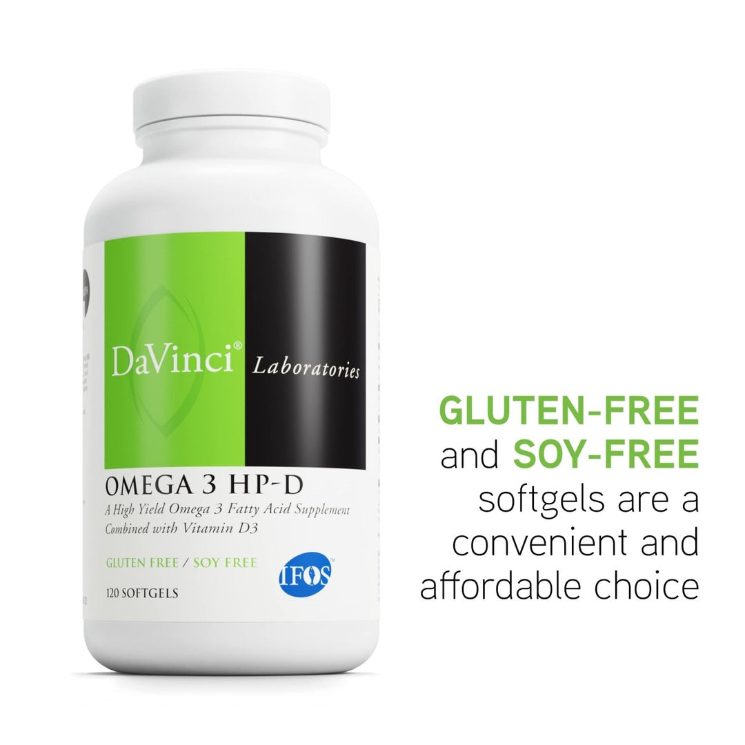 Davinci Labs Omega 3 HP - D 120sg - The Oasis of Health