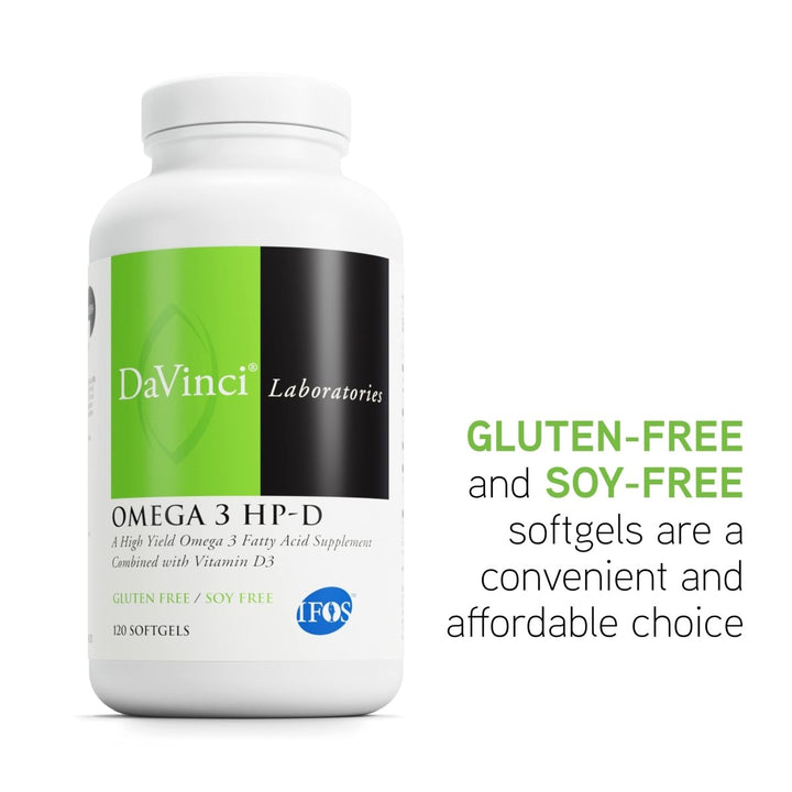Davinci Labs Omega 3 HP - D 120sg - The Oasis of Health