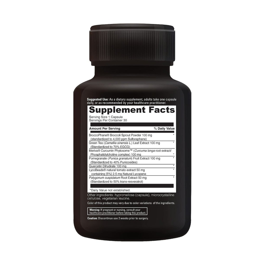 DAVINCI Labs Phyto Benefits - Dietary Supplement to Support Detox, Metabolic Health and Immune System Function* - with Broccoli Sprouts, Quercetin and More - Gluten - Free - 30 Vegetarian Capsules - The Oasis of Health