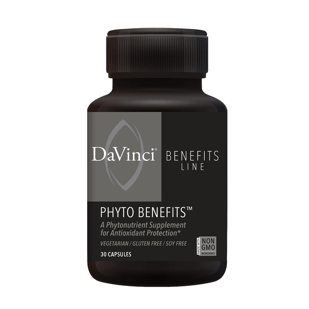 DAVINCI Labs Phyto Benefits - Dietary Supplement to Support Detox, Metabolic Health and Immune System Function* - with Broccoli Sprouts, Quercetin and More - Gluten - Free - 30 Vegetarian Capsules - The Oasis of Health
