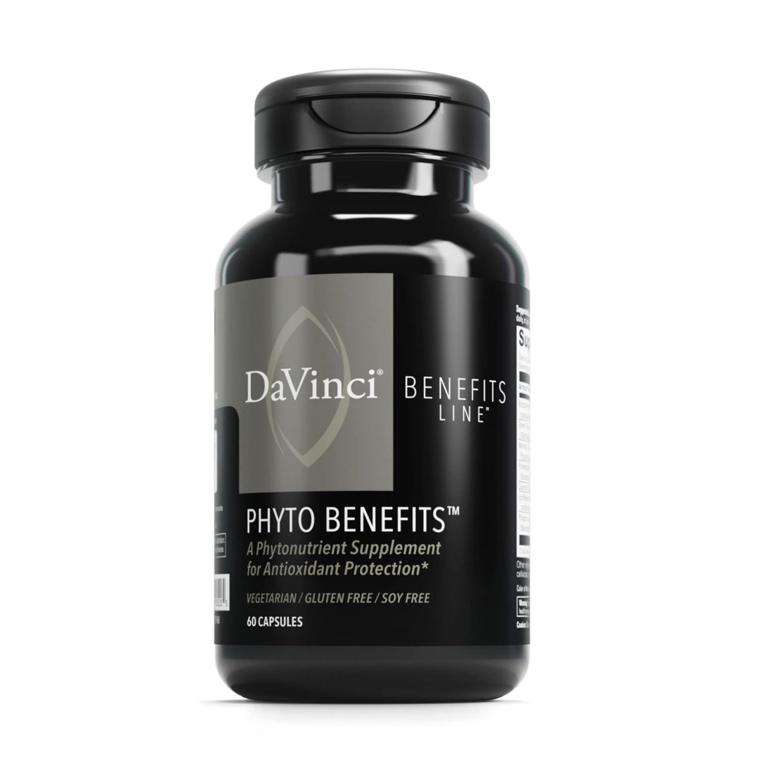 DAVINCI Labs Phyto Benefits - Dietary Supplement to Support Detox, Metabolic Health and Immune System Function* - with Broccoli Sprouts, Quercetin and More - Gluten - Free - 60 Vegetarian Capsules - The Oasis of Health