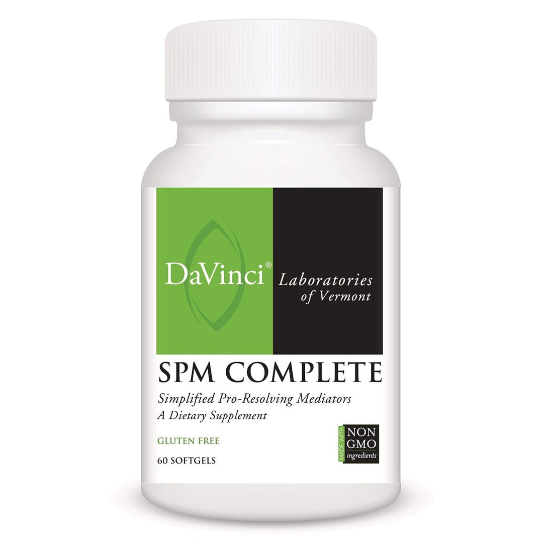 Davinci Labs SPM Complete, Simplified Pro - Resolving Mediators - 60 Softgels - The Oasis of Health