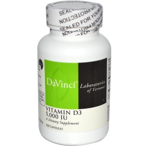 Davinci Labs - Vitamin D3 5000 IU 120 caps [Health and Beauty] - The Oasis of Health