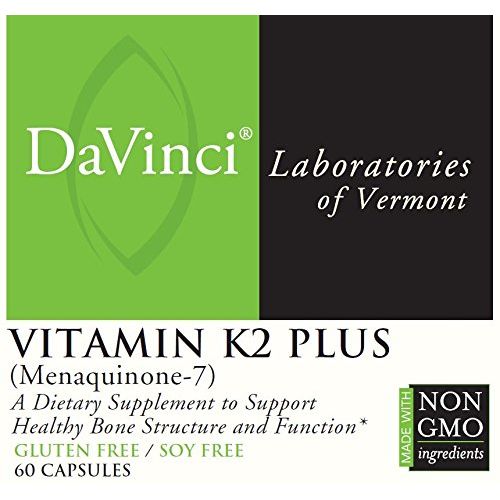 Davinci Labs - Vitamin K2 Plus (Menaquinone - 7) 60 caps [Health and Beauty] - The Oasis of Health