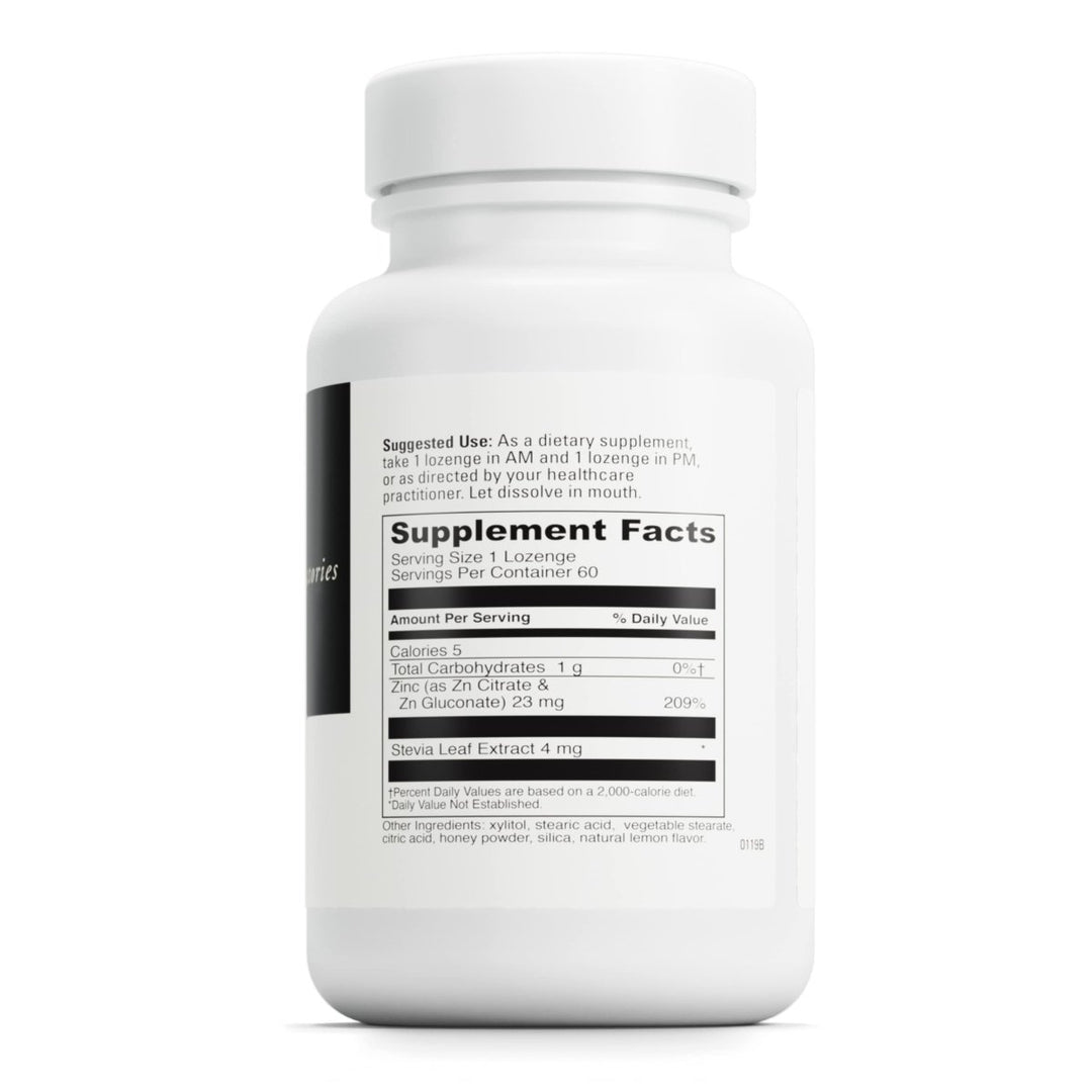 DaVinci Labs Zinc Lozenge - Dietary Supplement to Support Fertility, Immunity, Joint Health and Skin* - with 23 mg Zinc per Serving - Gluten - Free - Lemon Flavor - 60 Lozenges - The Oasis of Health
