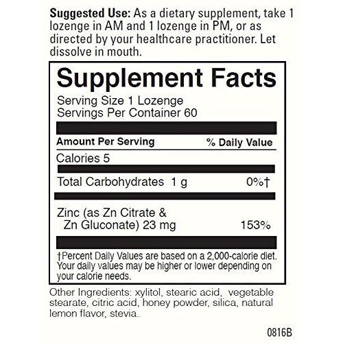 Davinci Labs Zinc Lozenges 60 Count - The Oasis of Health