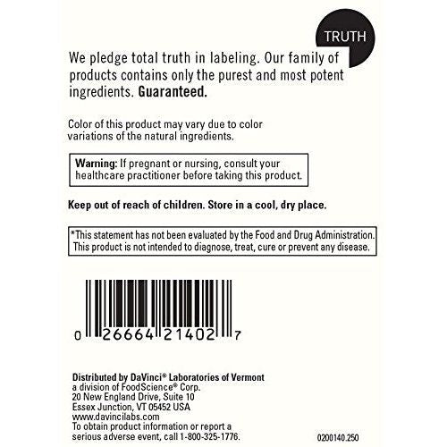 Davinci Poten - C Vegitabs 250 Count - The Oasis of Health