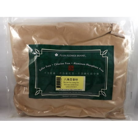 Star Anise Powder Ba Jiao Hui Xiang 1lb. Plum Flower Bullk Herbs by MayWay