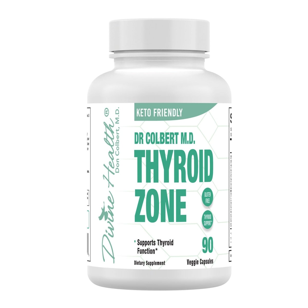 Divine Health - Dr. Colbert's Keto Zone Thyroid Zone - 90 Vegetable Ca ...
