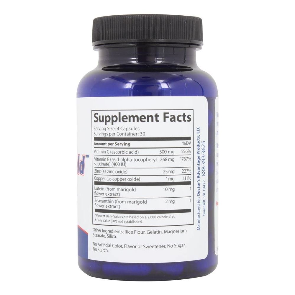 Doctor's Advantage - Macular Shield AREDS 2 - 120 Capsules - The Oasis of Health