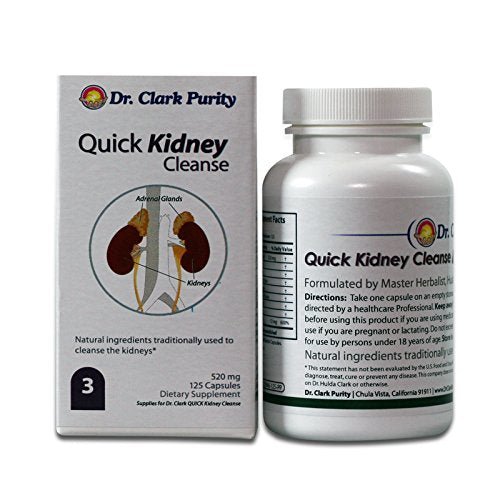 Dr. Clark Quick Kidney Cleanse 125 Capsules - QN0145 - The Oasis of Health