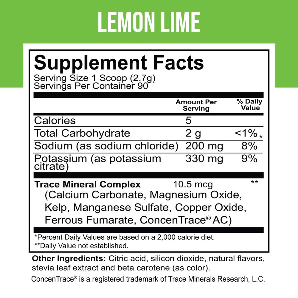 Dr. Price's Electrolyte Mix Lemon Lime 8.5oz - VZ0003 - The Oasis of Health