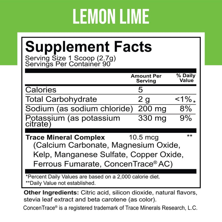Dr. Price's Electrolyte Mix Lemon Lime 8.5oz - VZ0003 - The Oasis of Health