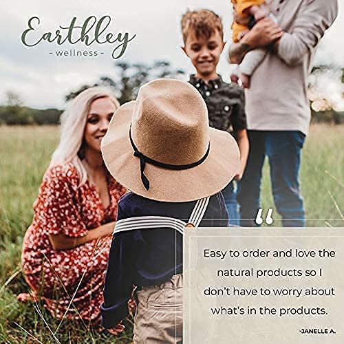 Earthley Wellness, Cleaning Paste, Eco - Friendly, Pure, Certified Organic Cleaning Agent, Septic Safe, Plant Based Cleaner, Sulfates and Phosphates Free, Tub and Sink Cleaning (4 oz, Lemon - Thyme) - The Oasis of Health