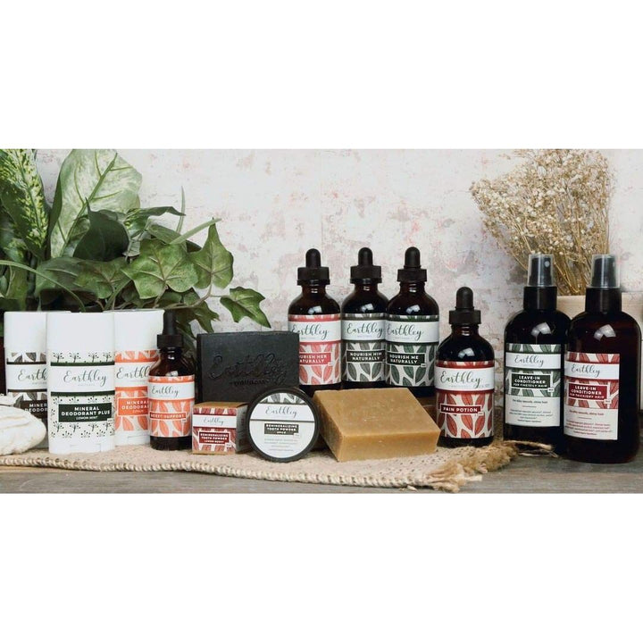 Earthley Wellness, Cough - B - Gone, Natural Herbal Formula, Cold and Cough Remedy, Removes Extra Mucus, Soothes Sore Throats, Promotes Lung Health, and Detoxification, Cough Be Gone (2oz, Original) - The Oasis of Health