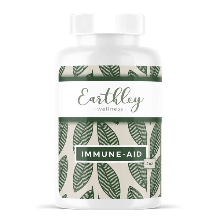 Earthley Wellness Immune - Aid, Natural Vitamin C Powder, Camu Camu, Acerola, Orange Peel, Boost Immune Health, Skin Health (4 oz) - The Oasis of Health