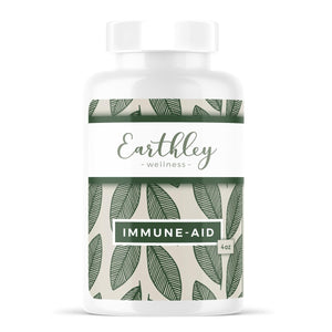 Earthley Wellness Immune - Aid, Natural Vitamin C Powder, Camu Camu, Acerola, Orange Peel, Boost Immune Health, Skin Health (4 oz) - The Oasis of Health
