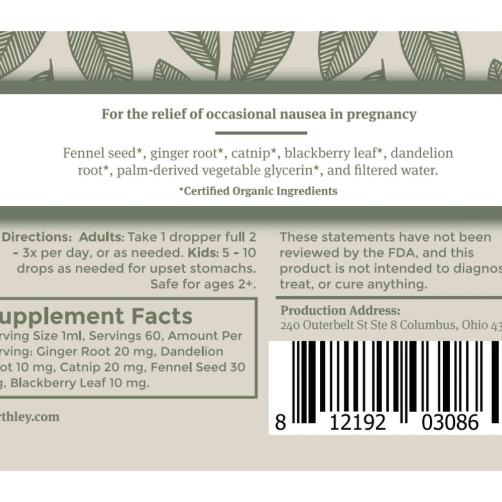 Earthley Wellness Mama's Tummy Relief, Natural Remedy (2oz) - The Oasis of Health