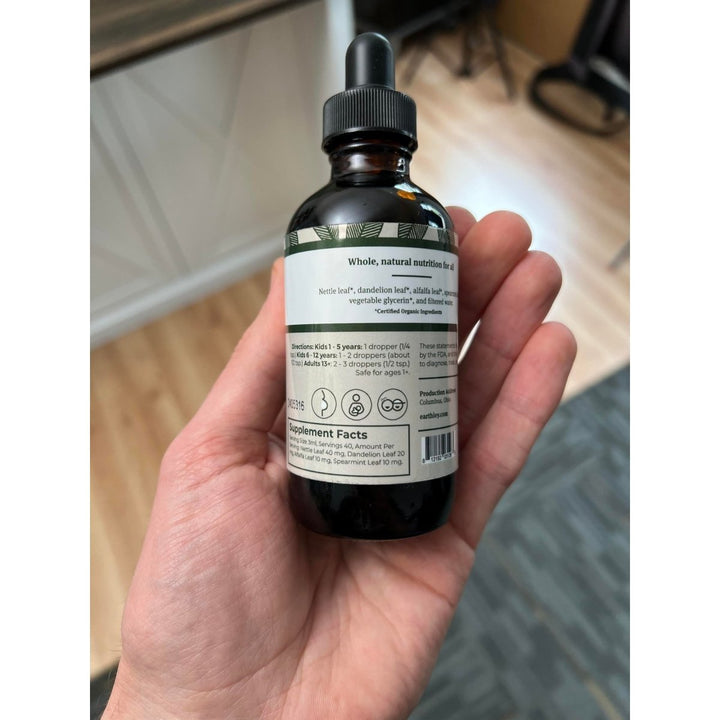 Earthley Wellness, Nourish Me Naturally, All Natural Herbal Multivitamin, Whole, Natural, Organic Herbs, Natually Occuring Vitamins and Minerals, Trace Minerals (4oz, Nourish Me) - The Oasis of Health