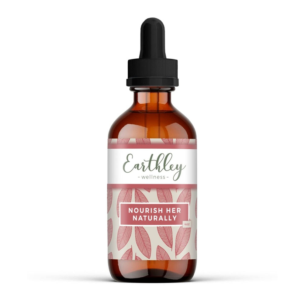 Earthley Wellness, Nourish Naturally, All Natural Herbal Multivitamin, Whole, Natural, Organic Herbs, Natually Occuring Vitamins and Minerals, Complete Nutrition, Trace Minerals (4oz, Nourish Her) - The Oasis of Health