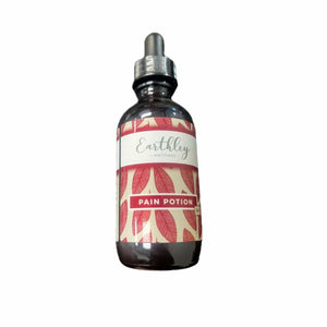 Earthley Wellness Pain Potion, Dandelion Root, Turmeric Root, for General Aches and Discomfort, Contains Alcohol (2 Oz) - The Oasis of Health