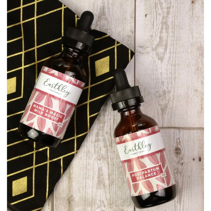 Earthley Wellness Postpartum Balance, Supports and Balances Female Hormones, Supports Postpartum Recovery, Smooths Out Mood Swings (2oz) - The Oasis of Health