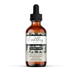 Earthley Wellness, Sleepy Time Herbal Extract, Promote Restful Sleep and Peaceful Nights, Formulated with Organic Catnip Leaf, Skullcap & Passionflower (1oz) - The Oasis of Health
