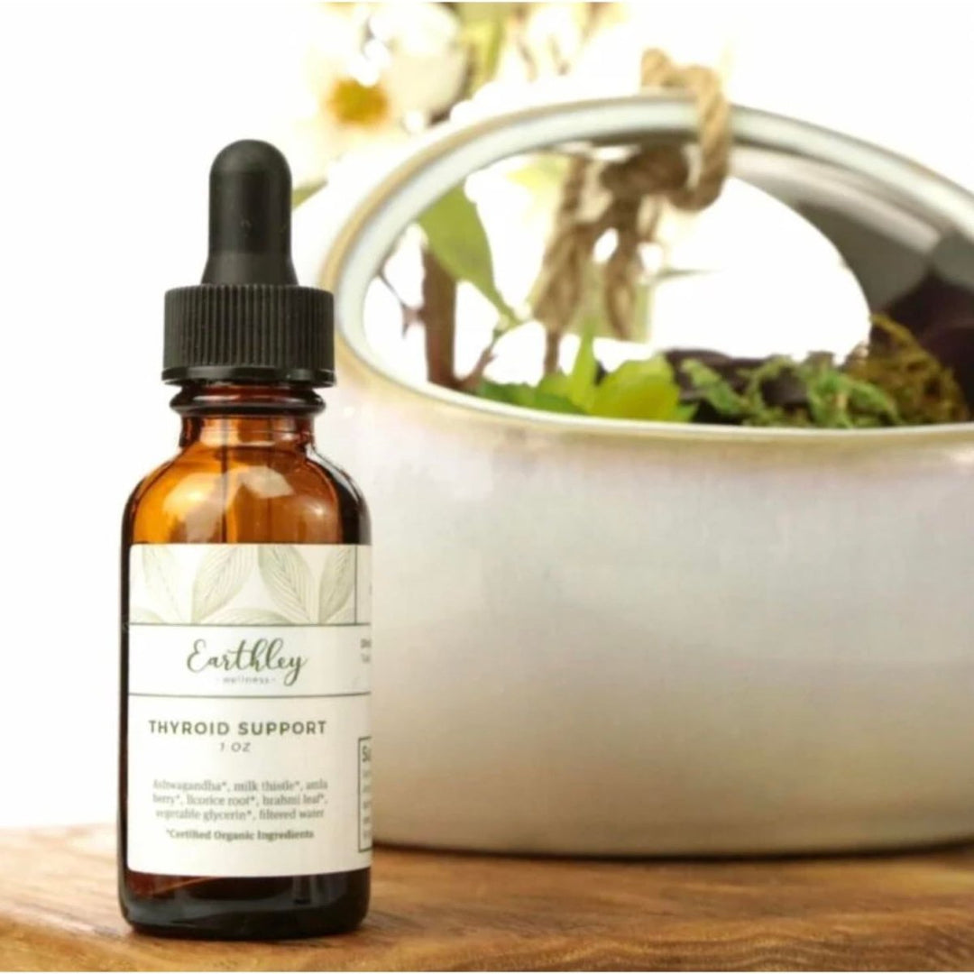 Earthley Wellness Thyroid Support, Helps Support Energy, Promote Healthy Brain Function and Overall Wellness (4oz) - The Oasis of Health
