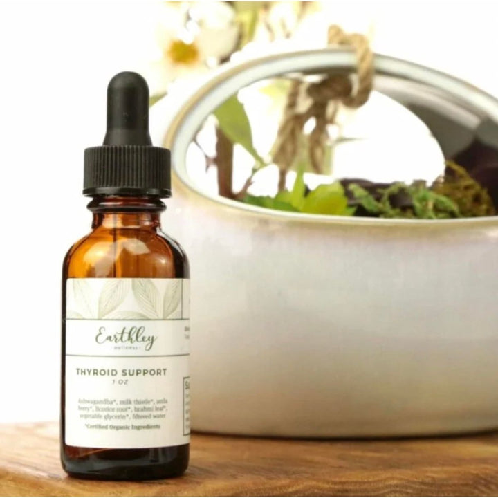 Earthley Wellness Thyroid Support, Helps Support Energy, Promote Healthy Brain Function and Overall Wellness (4oz) - The Oasis of Health