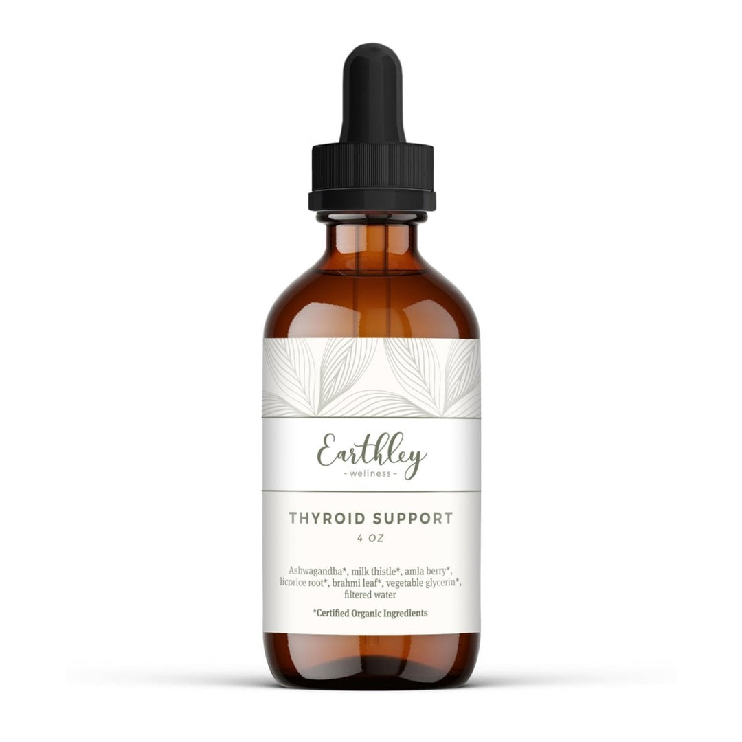 Earthley Wellness Thyroid Support, Helps Support Energy, Promote Healthy Brain Function and Overall Wellness (4oz) - The Oasis of Health