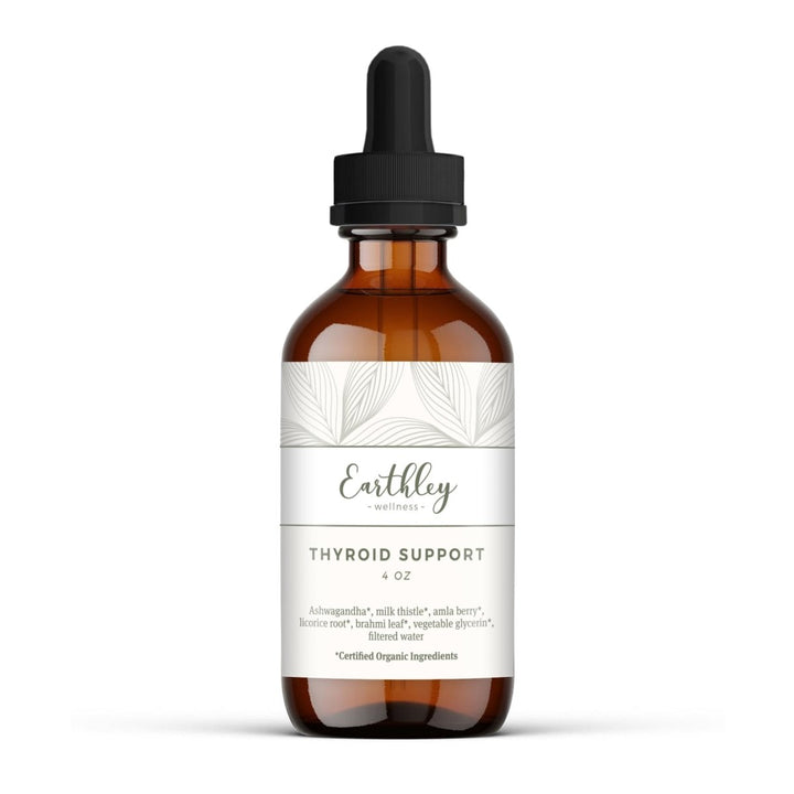Earthley Wellness Thyroid Support, Helps Support Energy, Promote Healthy Brain Function and Overall Wellness (4oz) - The Oasis of Health