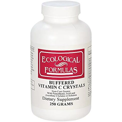 Ecological Formulas Buffered C Crystals Non - Corn 250 Grams - 2 Pack - The Oasis of Health