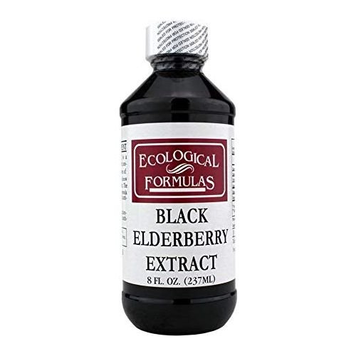 Ecological Formulas Elderberry Extract, Black, 8 Fluid Ounce - The Oasis of Health