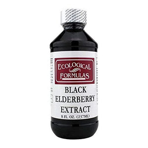 Ecological Formulas Elderberry Extract, Black, 8 Fluid Ounce - The Oasis of Health