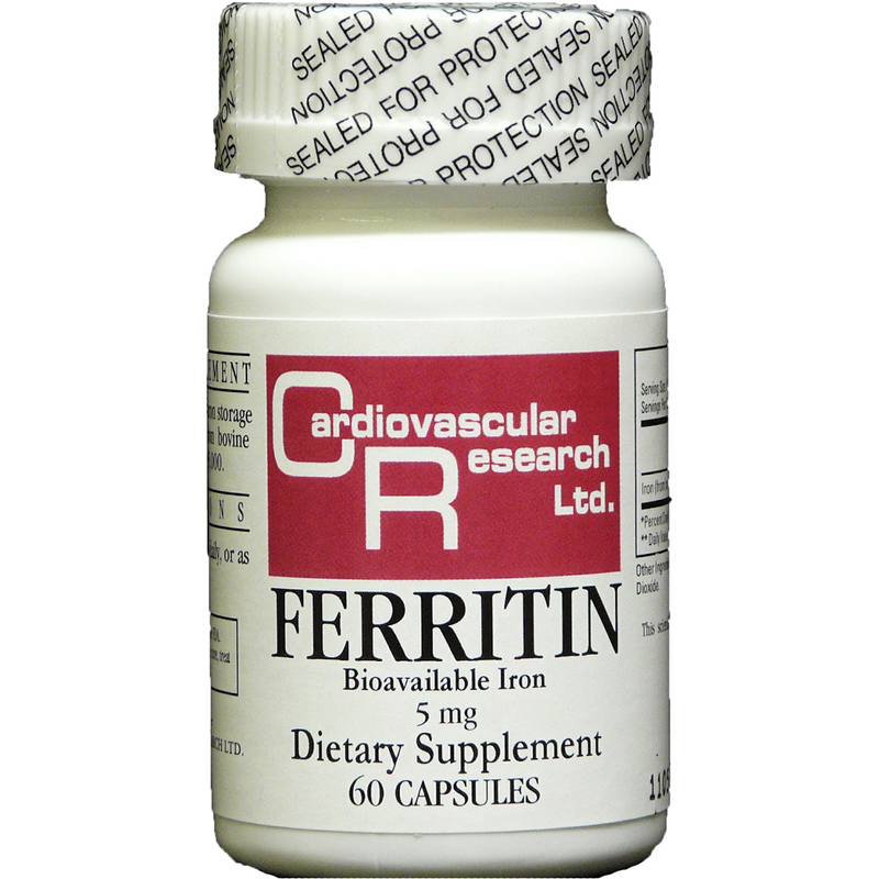 Ecological Formulas Ferritin 60 Capsules - 2 Pack - The Oasis of Health