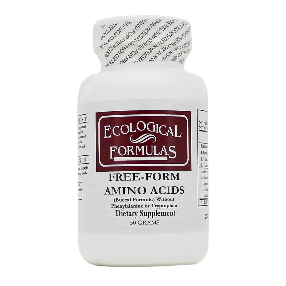 Ecological Formulas Free - Form Amino Acids 50 Grams - 3 Pack - The Oasis of Health
