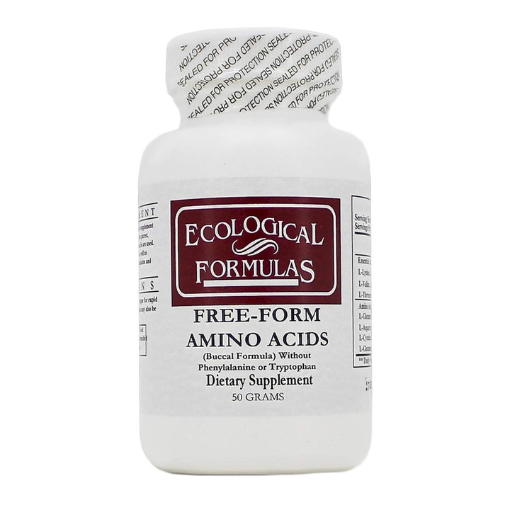 Ecological Formulas Free - Form Amino Acids 50 Grams - 3 Pack - The Oasis of Health