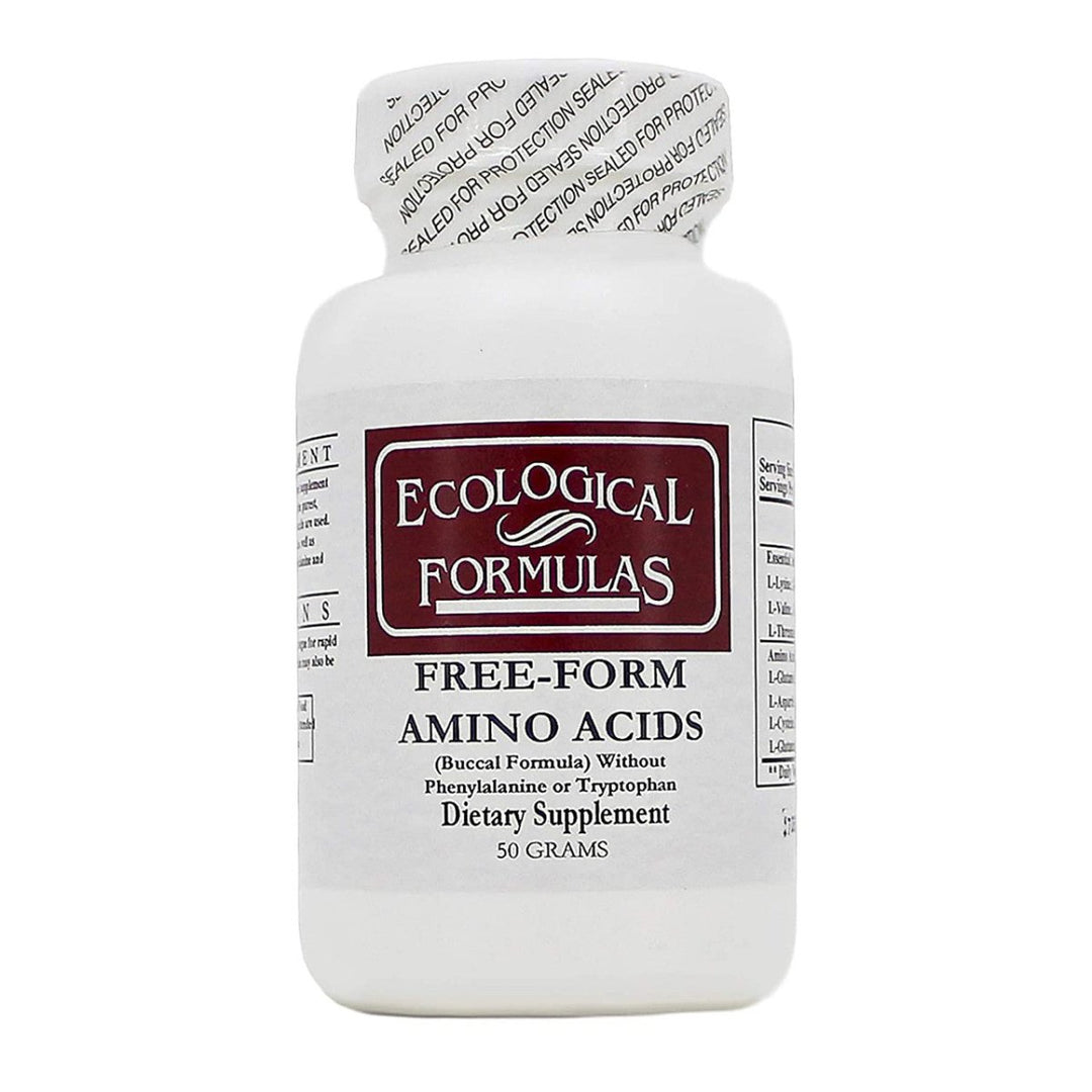 Ecological Formulas Free - Form Amino Acids 50 Grams - 3 Pack - The Oasis of Health
