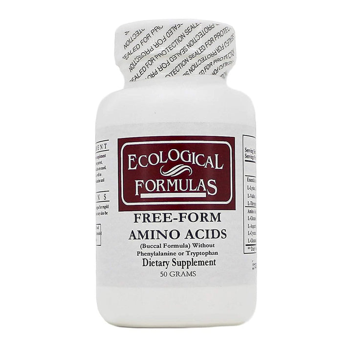 Ecological Formulas Free - Form Amino Acids 50 Grams - 3 Pack - The Oasis of Health
