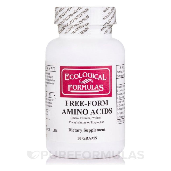 Ecological Formulas Free - Form Amino Acids 50 Grams - The Oasis of Health